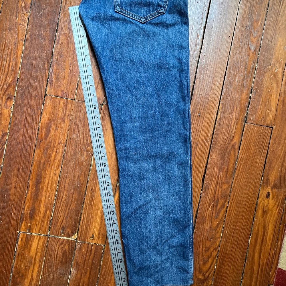 Levi's LVC 606 Slim Straight Blue Jeans Levi Vintage Clothing made in USA - Picture 10 of 10